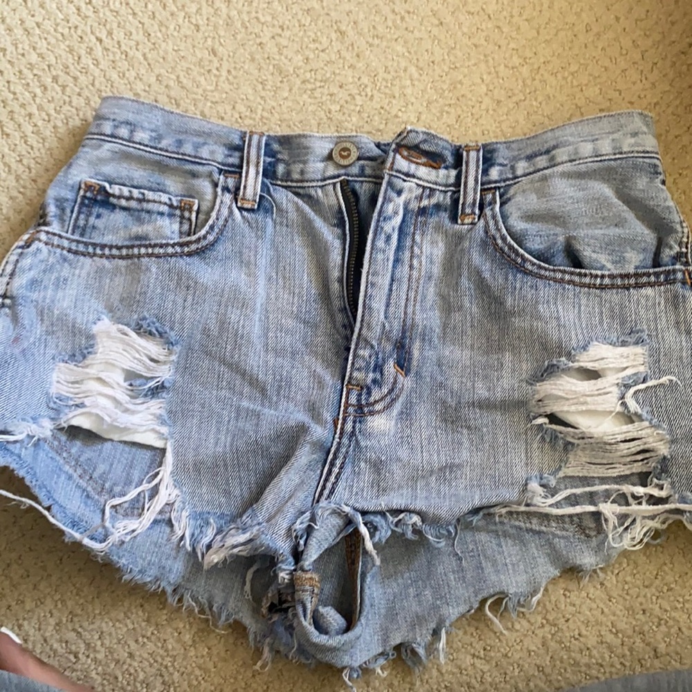 High rise shorts